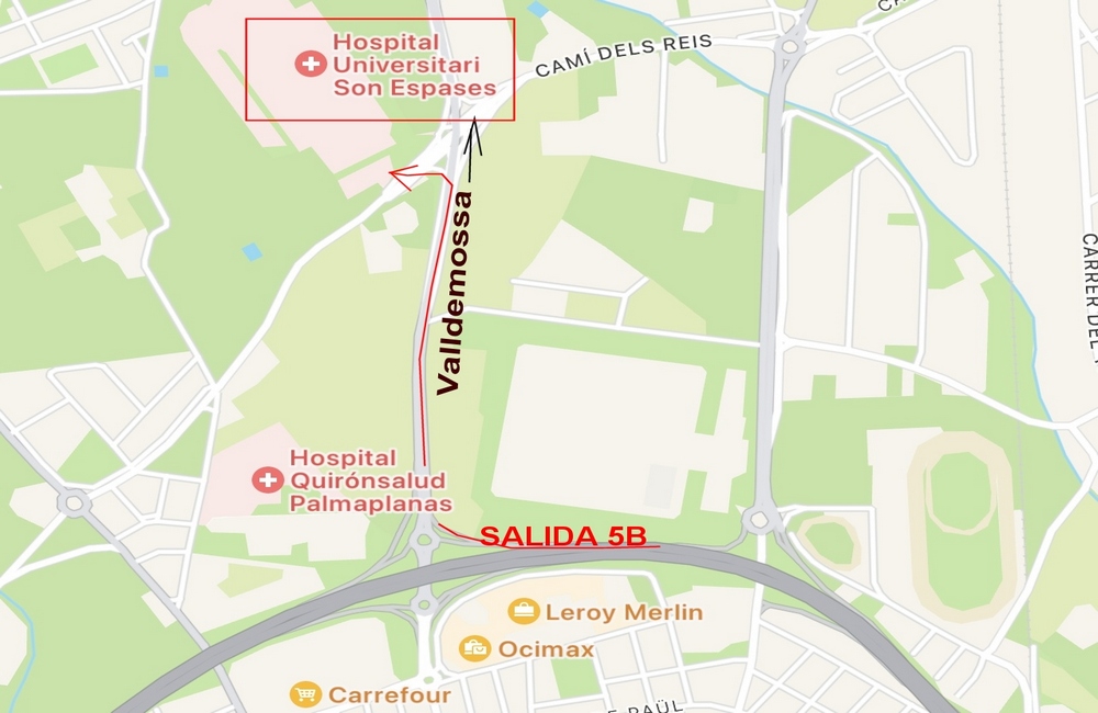 mapa clinica juaneda 1000